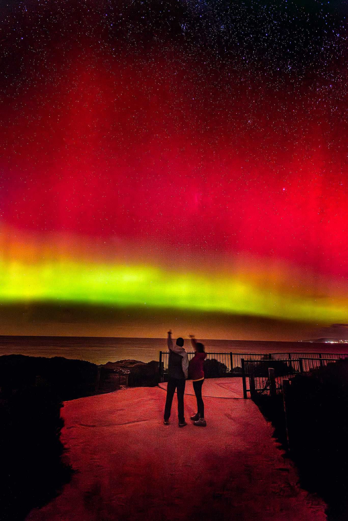 Watching the Aurora Borealis