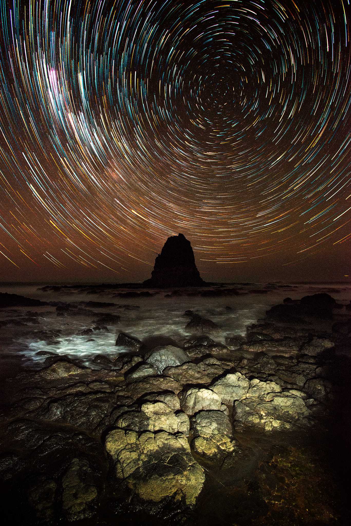 Star Trails at Cape Schanck Lighthouse