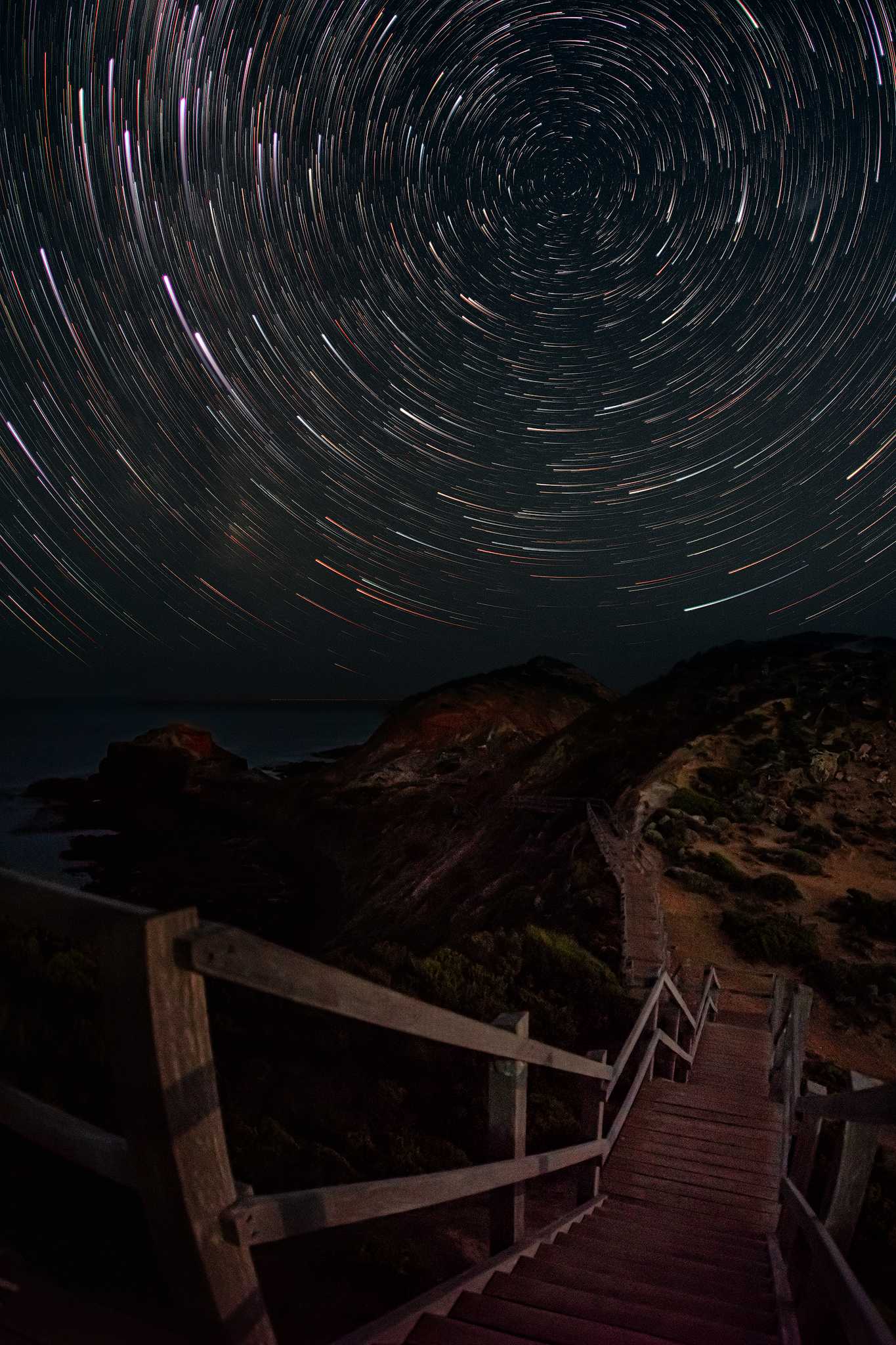 Star Trails at Cape Schanck
