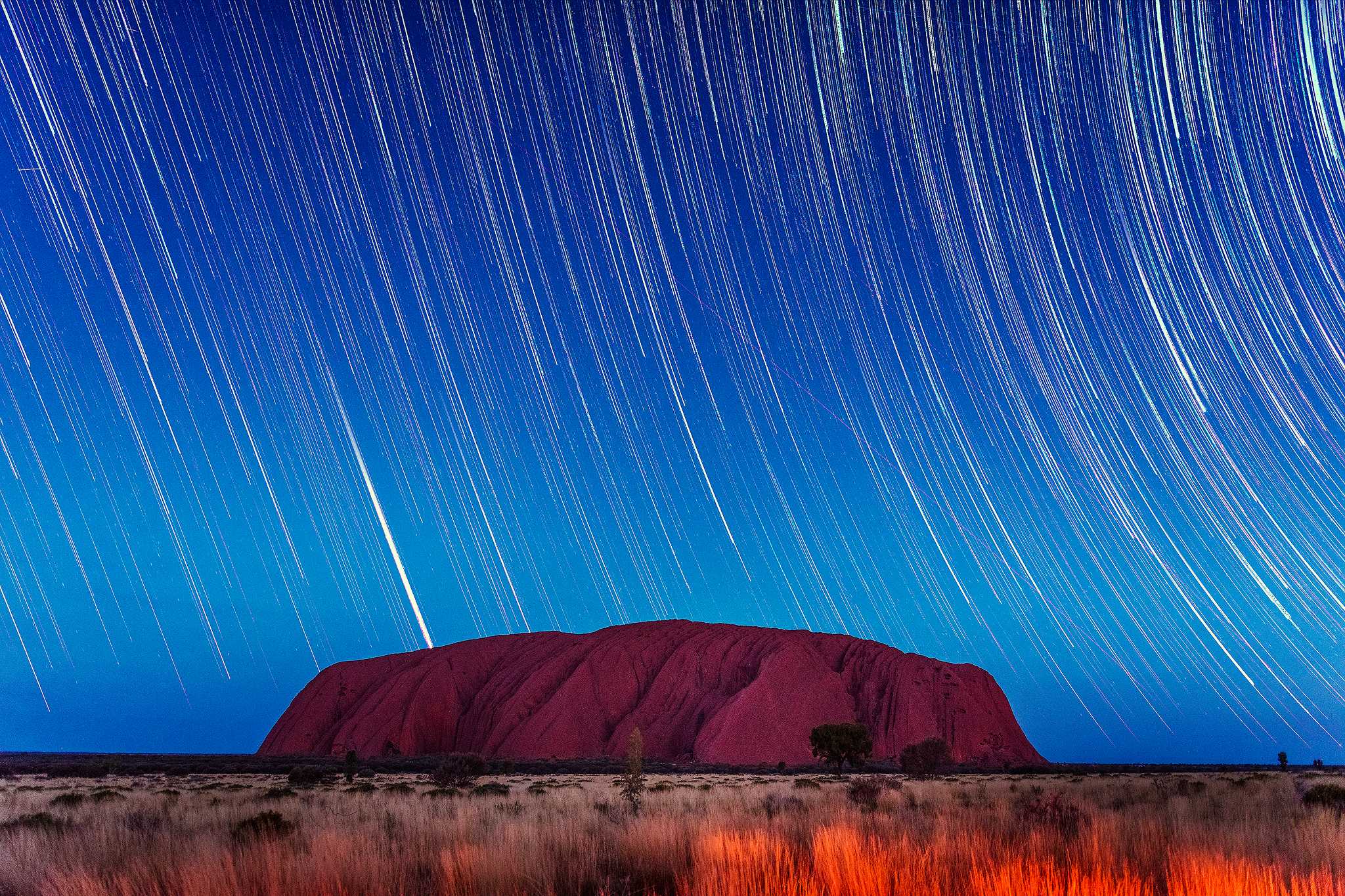 Star Trails at Uluru